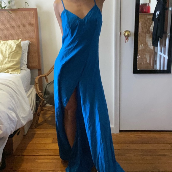 100% Silk Amanda Uprichard Channing Gown - Picture 1 of 8
